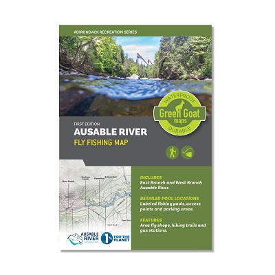 Ausable River Fly Fishing Map