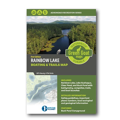Rainbow Lake Boating and Trails Map