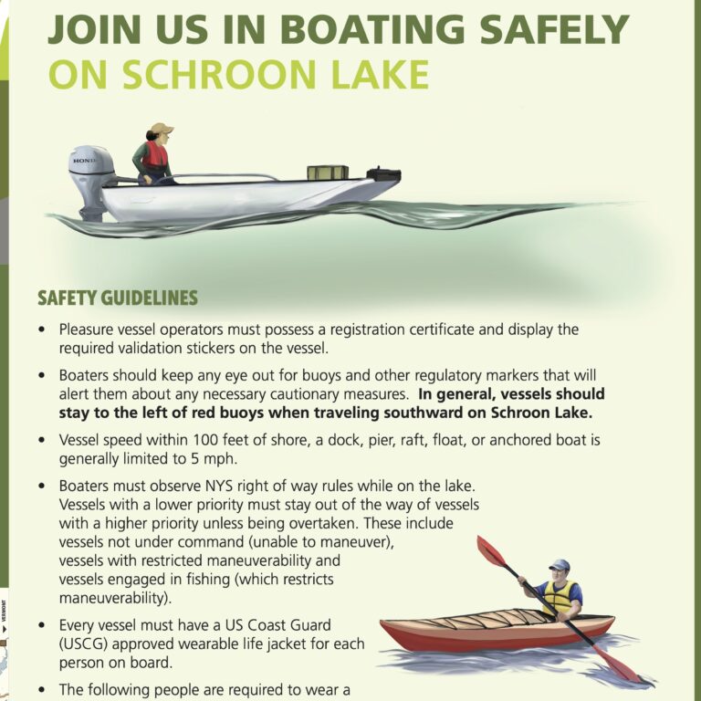 Schroon Lake Boating Safety