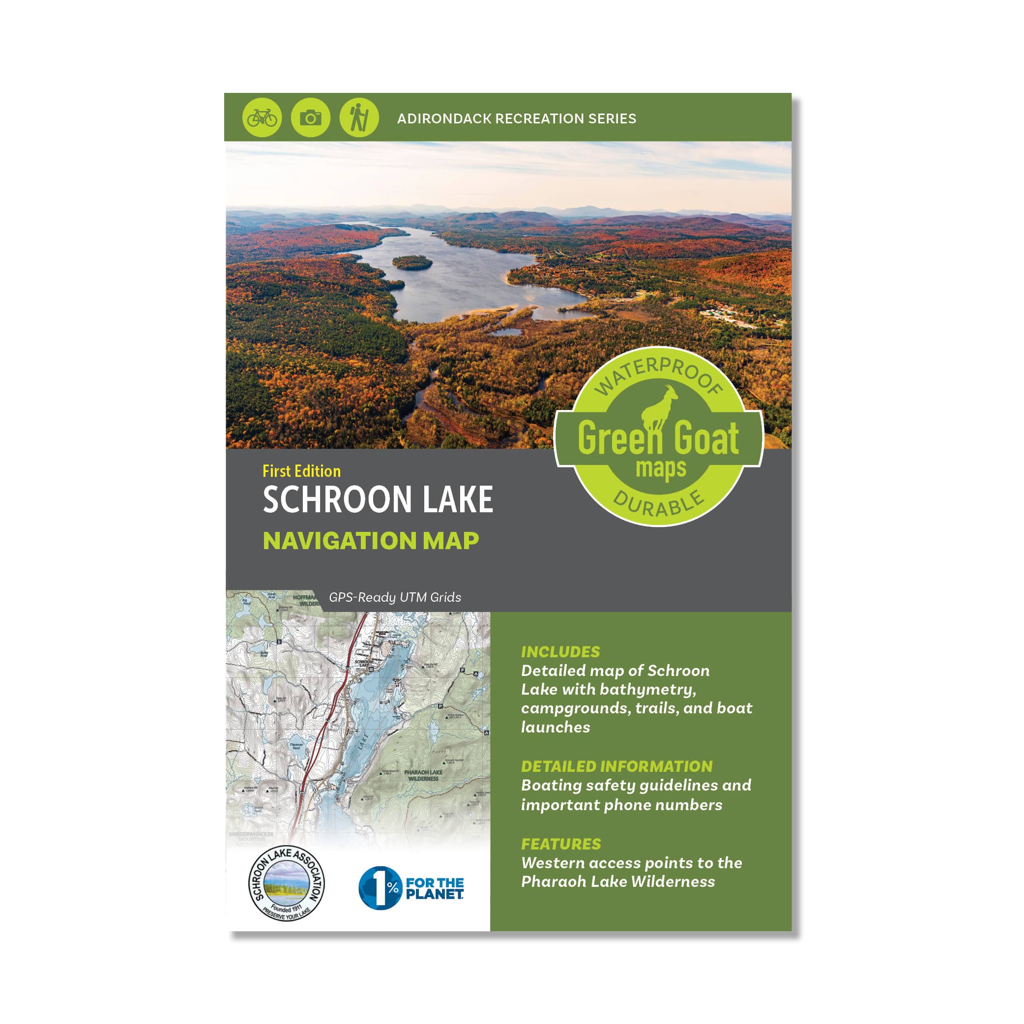 Schroon Lake Navigation Map