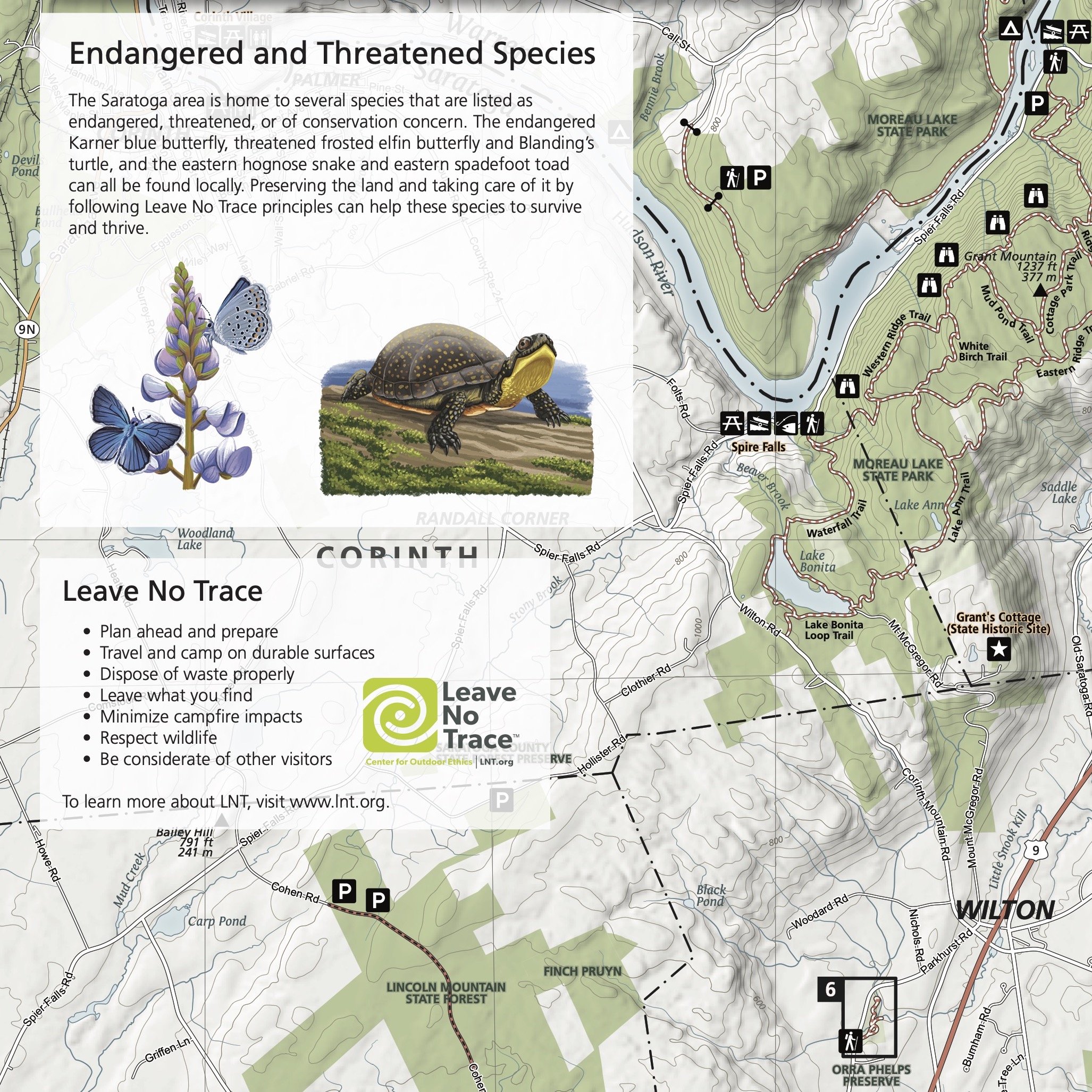 Saratoga map parent Endangered and Threatened Species