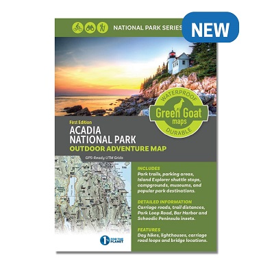 Acadia National Park Outdoor Adventure Map